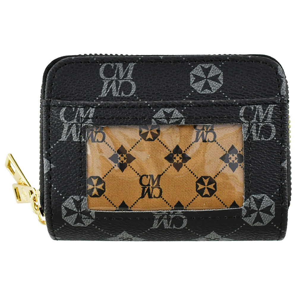 Monogrammed Card Holder Double Zip Wallet - New Arrivals - Onsale Handbag