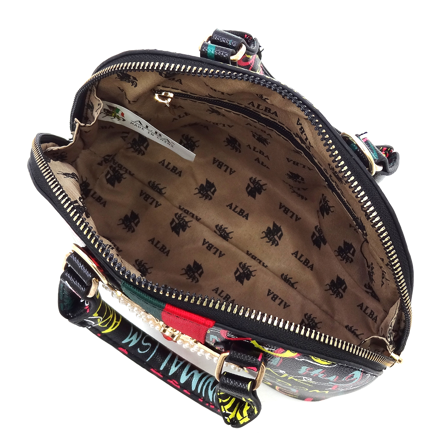 Multi Graffiti Mini Dome Satchel - New Arrivals - Onsale Handbag