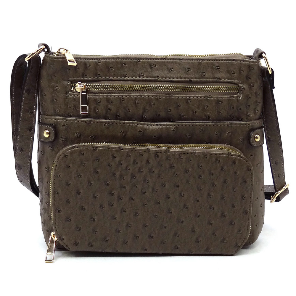 Ostrich Crossbody Bag - New Arrivals - Onsale Handbag