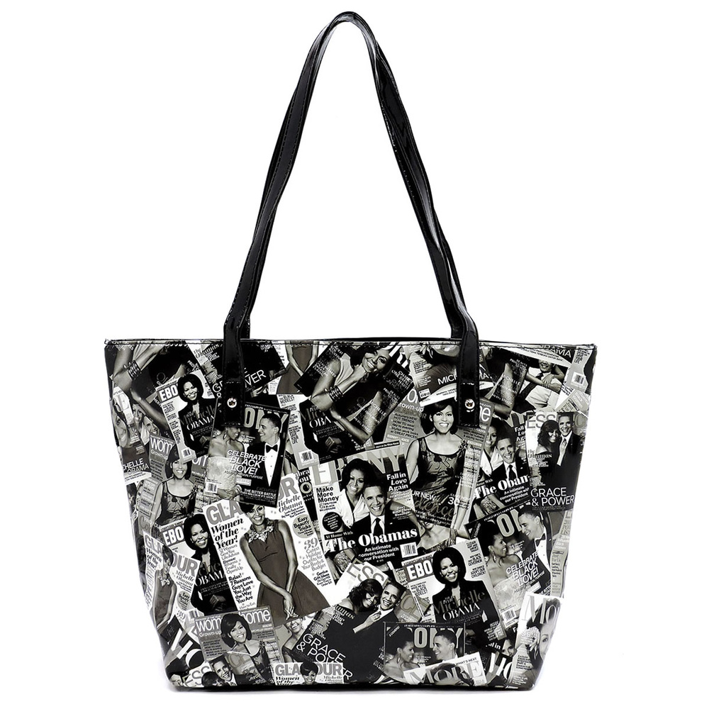 Magazine Cover Collage Tote - New Arrivals - Onsale Handbag