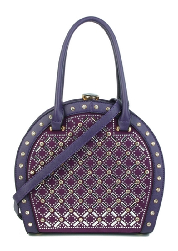 Jewel-top Rhinestone Frame Embellished Bag - New Arrivals - Onsale Handbag