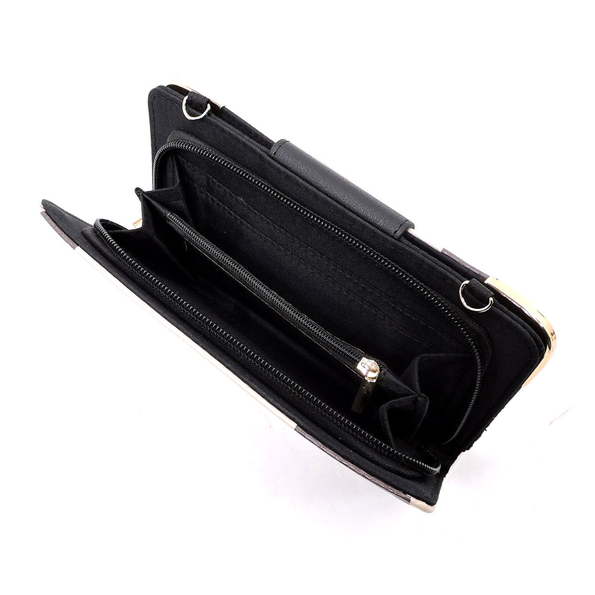 Plaid Check Twist Lock Wallet - Wallets - Onsale Handbag