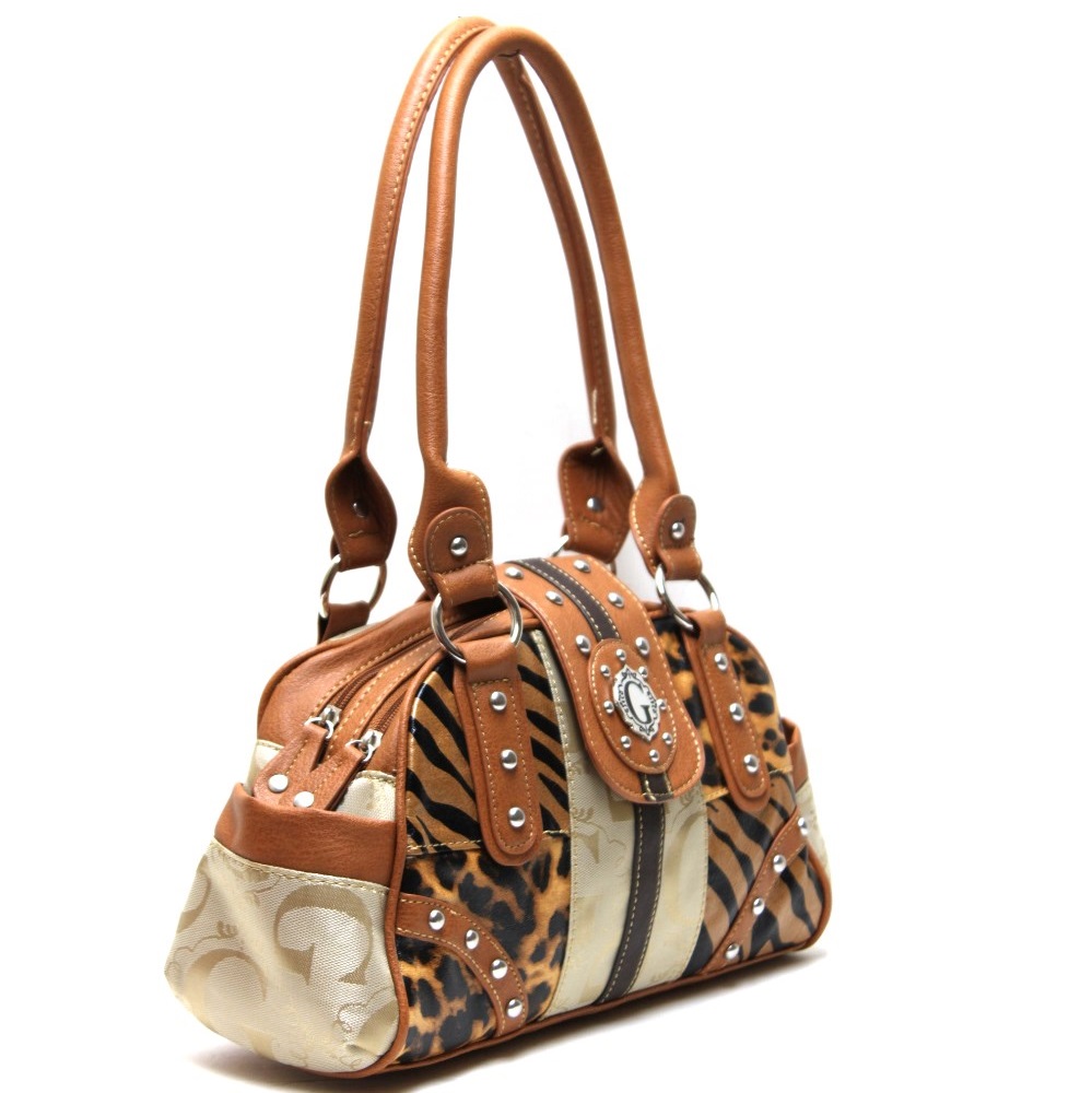 LOEM monogrammed signature shoulder Bag handbag zipper pockets designer  inspired