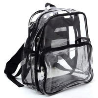 See Thru Clear Backpack School Bag