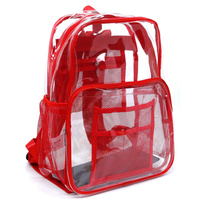 See Thru Clear Large Backpack School Bag