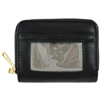 Fashion Accordion Card Holder Double Zip Wallet