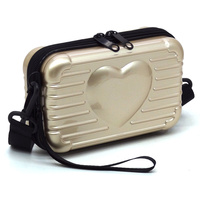 ABS Plastic Heart Mini Crossbody Bag