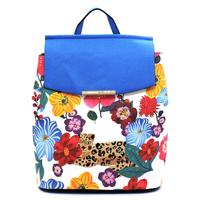 Flower Leopard Convertible Backpack