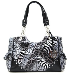 M Style & Patchwork Handbag