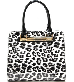 Fashion handbag With Cheetah Print